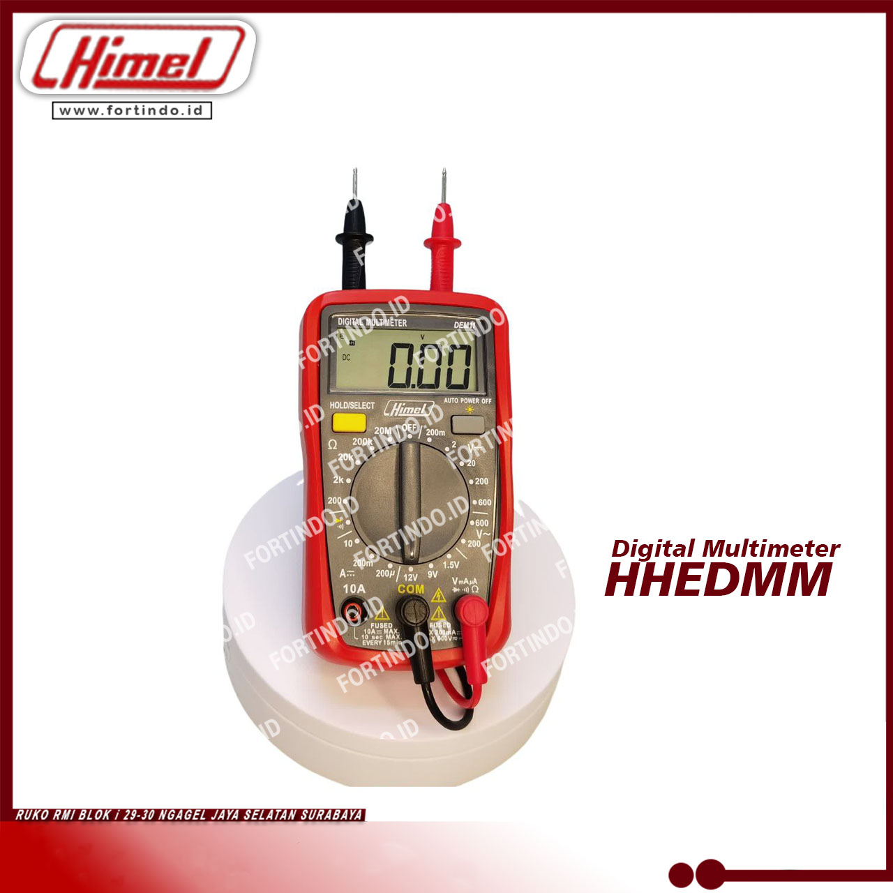 Multimeter Digital Avometer Multitester HHEDMM Himel fortindo.id